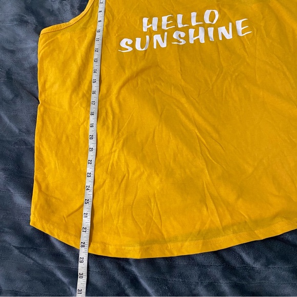 Yellow Tank Top - Hello Sunshine - Picture 9 of 9